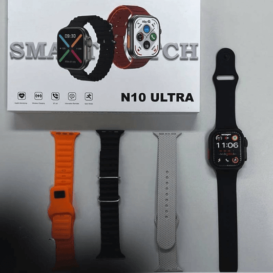 Smartwatch N10 ULTRA 49mm Kit 4 Pulseiras - LexSim
