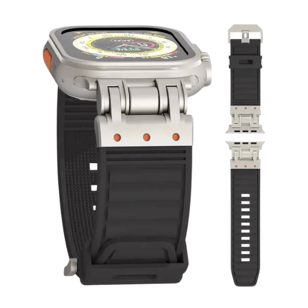 Pulseira Silicone Robot Titanium 42mm/44mm/45mm/49mm - LexSim