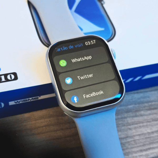 Smartwatch WS-X10 47mm - Kit 3 Pulseiras - LexSim
