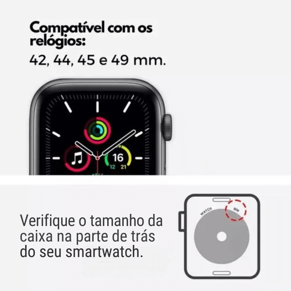 Pulseira Silicone Robot Titanium 42mm/44mm/45mm/49mm - LexSim