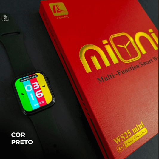 Smartwatch WS25 MINI 42mm Kit 4 Pulseiras - LexSim