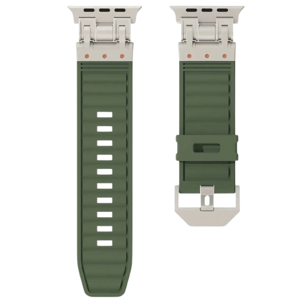 Pulseira Silicone Robot Titanium 42mm/44mm/45mm/49mm - LexSim
