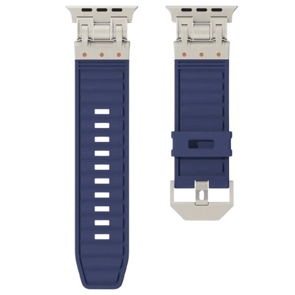 Pulseira Silicone Robot Titanium 42mm/44mm/45mm/49mm - LexSim