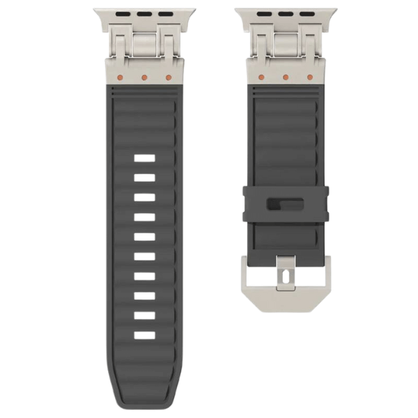 Pulseira Silicone Robot Titanium 42mm/44mm/45mm/49mm - LexSim