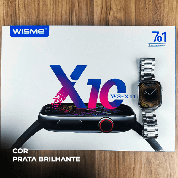 Smartwatch WS-X11 Kit 7 Pulseiras - LexSim
