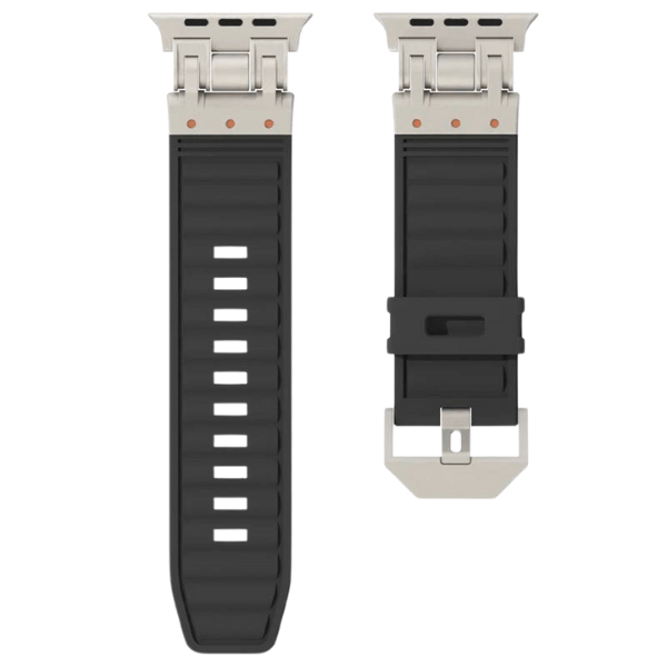 Pulseira Silicone Robot Titanium 42mm/44mm/45mm/49mm - LexSim