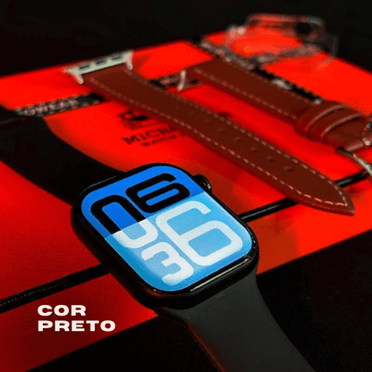 W11 PRO MINI Microwear 42mm | WhatsApp | 2 Pulseiras