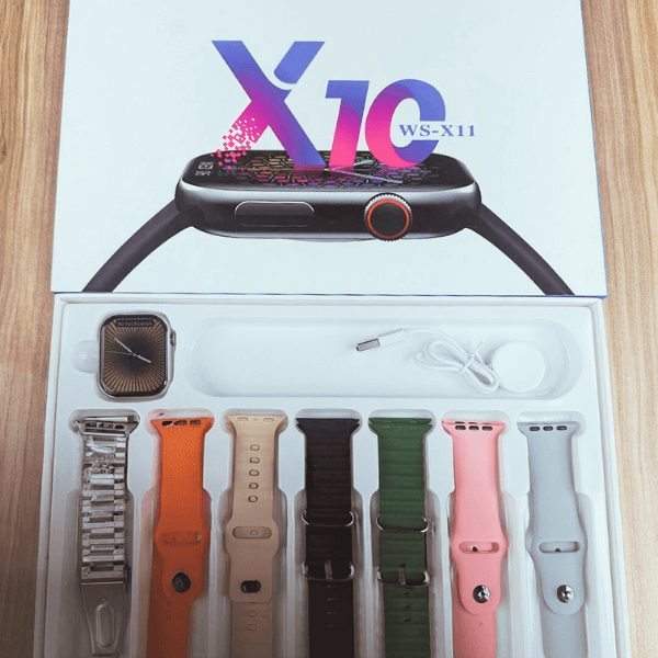 Smartwatch WS-X11 Kit 7 Pulseiras - LexSim