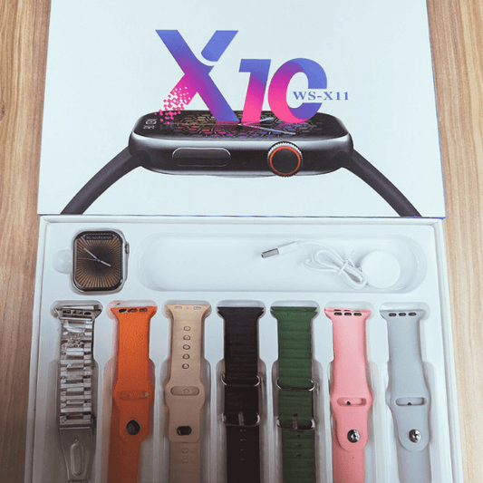 Smartwatch WS-X11 Kit 7 Pulseiras - LexSim