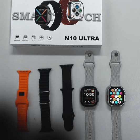 Smartwatch N10 ULTRA 49mm Kit 4 Pulseiras - LexSim
