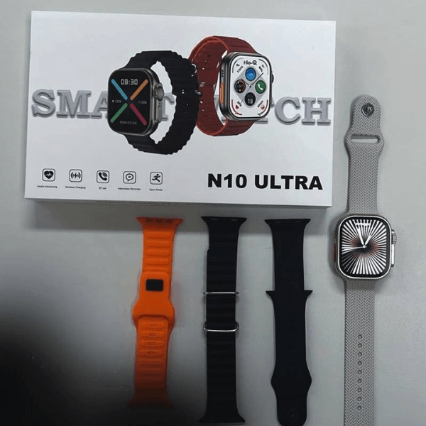 Smartwatch N10 ULTRA 49mm Kit 4 Pulseiras - LexSim