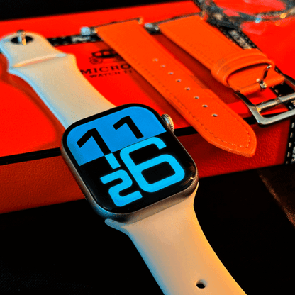 W11 PRO MINI Microwear 42mm | WhatsApp | 2 Pulseiras