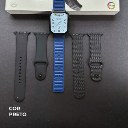 Smartwatch N10 Kit 3 pulseiras 45mm