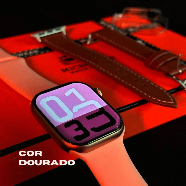 W11 PRO MINI Microwear 42mm | WhatsApp | 2 Pulseiras