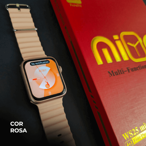 Smartwatch WS25 MINI 42mm Kit 4 Pulseiras - LexSim