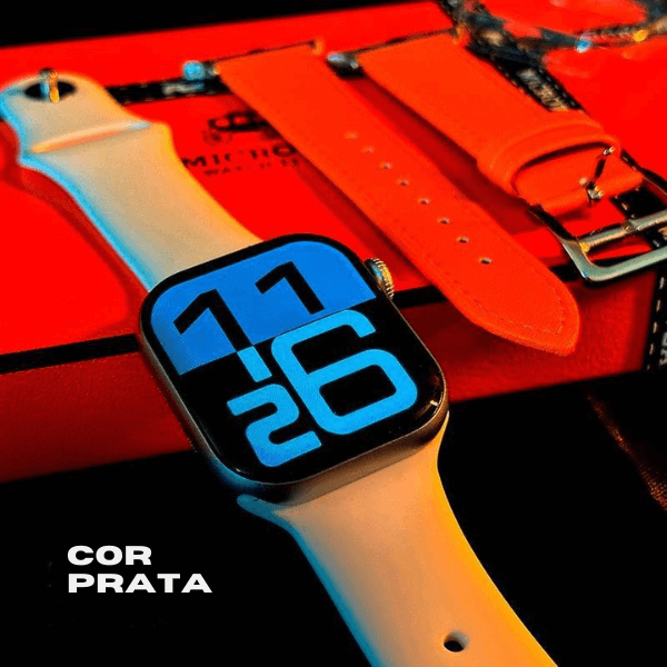 W11 PRO MINI Microwear 42mm | WhatsApp | 2 Pulseiras