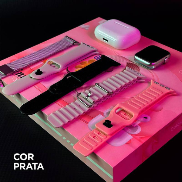 X33 Mini 42mm | KIT 5 PULSEIRAS | +FONE DE OUVIDO