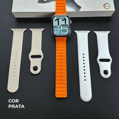 Smartwatch N10 Kit 3 pulseiras 45mm